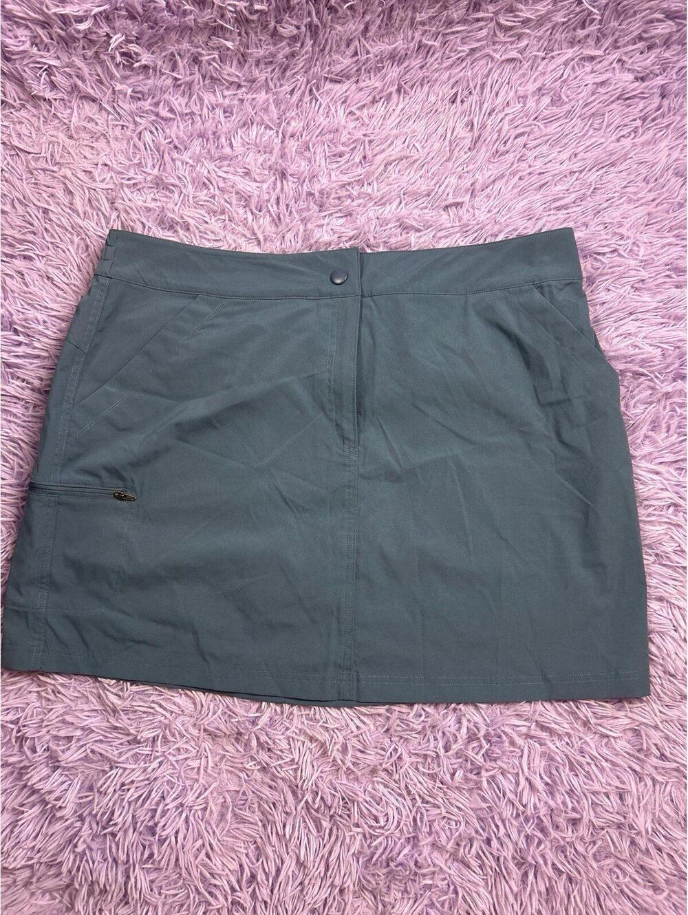 32 Degrees Cool Women’s Skort Skirt Size XL Gray Pull On Stretch Activewear